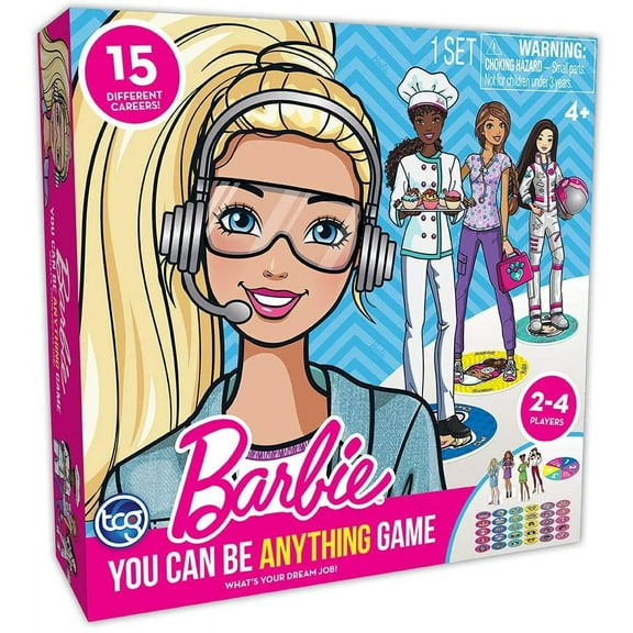 TCG Toys Barbie You Can Be Anything Game Barbie Characters 15 Different Careers Christmas Gift