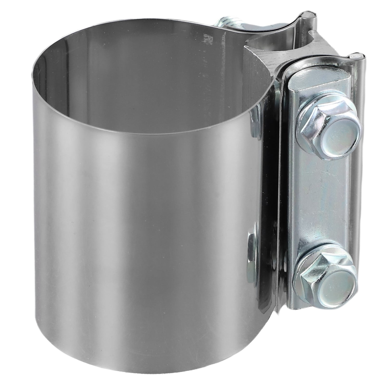 RANMEI 1Pc 304 Stainless Steel Butt Joint Band Muffler Exhaust Pipe Clamp Sleeve 2/2.25/2.5/2.75/3/4 Inch Exhaust Clamp
