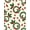 Green, Pattern 1, variant on ODIKA 4'x6' Machine Washable Non-Slip Area Rug, Holly Berries Pinecone Wreath Festive Holiday Decoration High Traffic Rug, Green, 609175