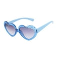 thumbnail image 2 of Gafas de sol en forma de corazón para niños, accesorio de vestir, gafas de corazón flexibles y portátiles a la moda para fiestas en la piscina, playa, Azul, 2 of 10