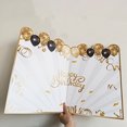 thumbnail image 7 of Pebbuoy Birthday Name Book Black Golden Themed Letter Print Happy Birthday Guest Book Birthday Decoration Party Supplies, 7 of 7