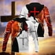 thumbnail image 3 of Sudadera con capucha con estampado 3D de Jesús cristiano bendiga a todos para hombres, sudaderas con capucha con gráfico de crucifijo, sudaderas con capucha para niños, sudadera con capucha genial de, 3 of 4