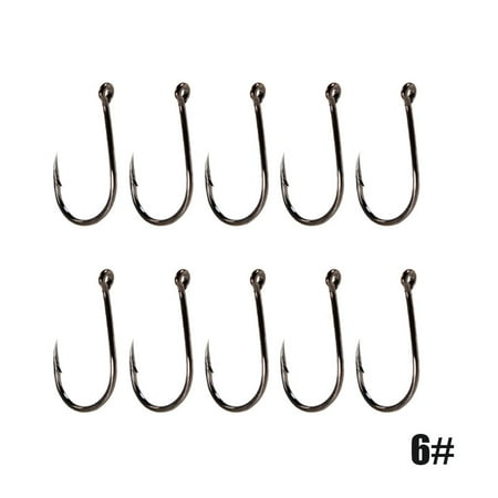 Circle Fishing Hooks Saltwater Set - 110pcs Offset Octopus Hooks 2X Strong, Sizes #8 To 10/0 For Catfish, Bass, Tuna
