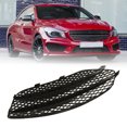 thumbnail image 4 of Front Bumper Fog Light Grille, Fog Lamp Cover Protective Black Perfect Match  for CLA-Class C117  Line CLA45, 4 of 8