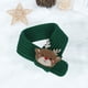 thumbnail image 4 of Bufanda navideña de punto con pompón para perro, bandana cálida para invierno, accesorios para mascotas, bufandas para gatos pequeños y medianos, bonitos conjuntos de invierno., 4 of 8