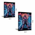 thumbnail image 4 of Vintage Cyberpunk Samurai Canvas Wall Art For Bedroom, 4 of 8