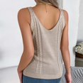thumbnail image 4 of Ynynloco Women's Crochet Vest Button Down Sleeveless Hollow Boho Knit Crop Tank Tops Summer Cardigan, 4 of 5