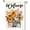D, variant on Sm:)e Bow Pumpkin Sunflower Floral Outdoor Flag, 12 x 18 Inch, Burlap, Double-Sided, Fall Garden