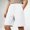 White, variant on Liyamei Boys Athletic Shorts with Stretch for Summer Running Sports Size 5-16,Army Green