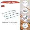 thumbnail image 3 of Uxcell Sangle pour Lunettes [6 Pcs] - Porte-Lunettes Autour du Cou pour Hommes Femmes - [Vert - 27.6 Pouces] Cordon de Lunettes Réglable, 3 of 6