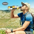 thumbnail image 6 of Yayeee 20oz Insulated Water Bottle Double Wall Stainless Steel with Flip Straw Lid, Yellow Checkered Pattern, 6 of 7