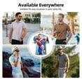 thumbnail image 6 of Lsque Mario Pattern Golf Shirts for Men Dry Fit Print Moisture Wicking Performance Short Sleeve Polo Shirt-3X-Large, 6 of 7