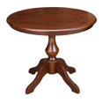 thumbnail image 1 of International Concepts K581-36RT-11B Table de Salle à Manger sur Piédestal Rond de 28,9 x 36 Po - Expresso, 1 of 1