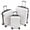 White/3p, variant on Alvantor Hardside Luggage with Spinner Wheels Expandable and TSA Lock Hard Shell Lightweight Roller Suitcase