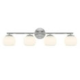 thumbnail image 2 of Designers Fountain Moon Breeze 4 Light Polished Nickel Bathroom Vanity Light Fixture, D251H-4B-PN, 2 of 5