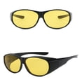 thumbnail image 3 of Oval Sunglasses for Women Men Fashion 90s Style Sun Glasses Sun Glasses Women Eyeglasses Sunglasses Yellow, 3 of 4