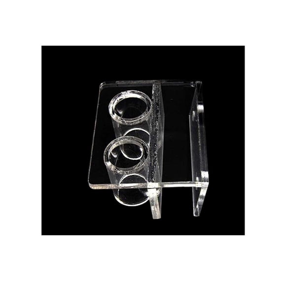 Soporte de Clip Greeniant para montaje en tubería de acuario tanque de peces filtro firme fijación de agua Transparente