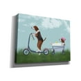 thumbnail image 2 of Epic Graffiti 'Beagle Scooter' by Fab Funky Canvas Wall Art, 16"x12", 2 of 3