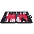 thumbnail image 5 of Wycliffe Brothers 21-inch Tournament Backgammon Set - Black Case with Red Field - Masters Edition, 5 of 10