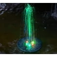thumbnail image 2 of Specially designed for suspended outdoor pool courtyard water flow landscape floating colorful solar fountain lights, 2 of 5