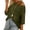 2# Army Green, variant on Women's Off Shoulder Short Crochet Hollow Out Knit Cover Up Sleeve Mesh Sweater Tops Summer Beach Vacation Pullover Shirts Khaki XL