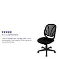 thumbnail image 2 of Y-GO Chair™ Mid-Back Black Mesh Swivel Task Chair, 2 of 9
