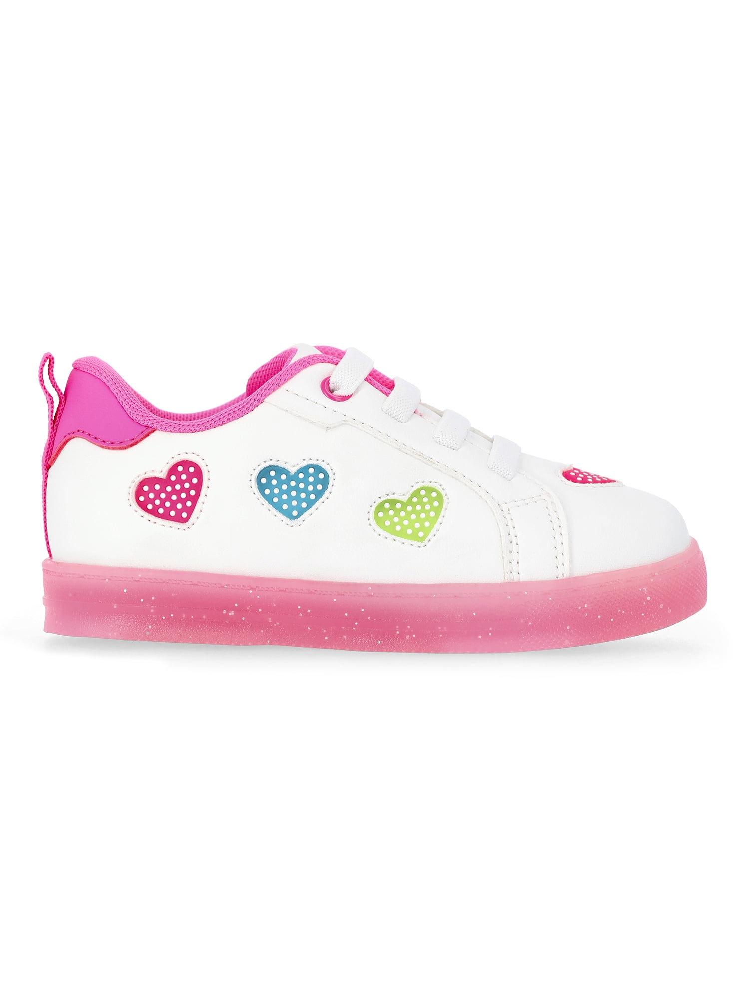 Athletic Works Toddler Girls Court Light Up Sneakers