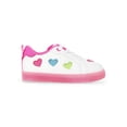 thumbnail image 3 of Athletic Works Toddler Girls Court Light Up Sneakers, 3 of 7