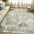 thumbnail image 3 of SIXHOME 5'x7' Washable Non-Slip Area Rug, Modern Abstract Light Tan Rugs, Ultra-Soft Indoor Farmhouse Carpet for Living Room, Bedroom, Dining Room, 3 of 9