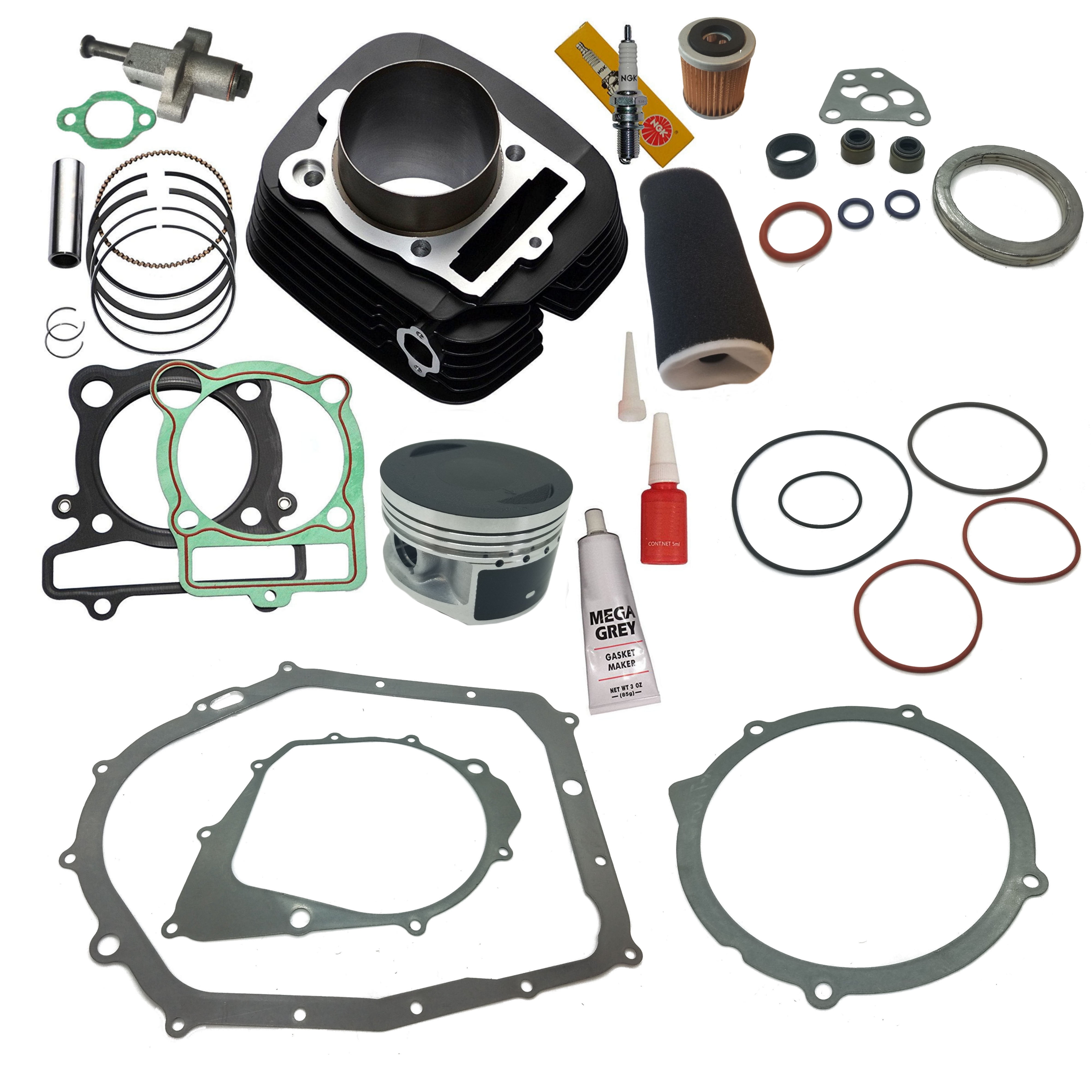 Yamaha Raptor 350 Cylinder Piston Gasket Top End Kit Set 2004-2011 04-11 Yamaha Raptor 350 Cylinder Piston Gasket Top End Kit Set 2004-2011 04-11