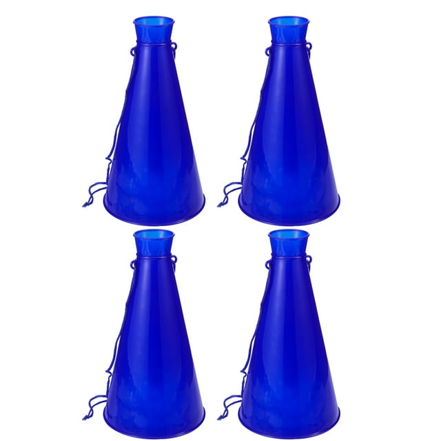 4Pcs Cheer Megaphone Plastic Megaphone for Party Sports Match Games Noisemaker Toy