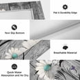 thumbnail image 6 of Vintage Daisy Outdoor Rug for Patio/Deck/Porch, Non-Slip Large Area Rug 5 x 8 Ft, Gray Farmhouse Botanical Floral Butterfly Indoor Outdoor Rugs Washable Area Rugs, Camping Rug Carpet Runner, 6 of 8