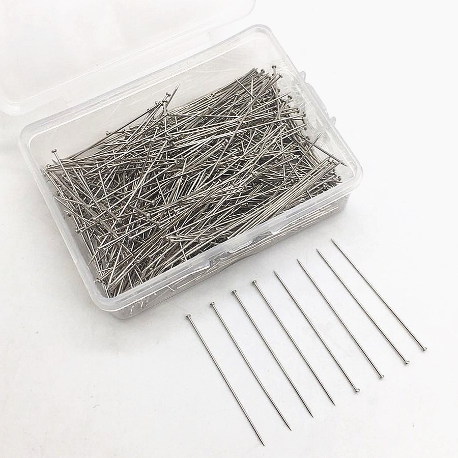 Alfiler de acero niquelado de calidad de 0,5 mm, alfiler de corte ...