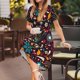 thumbnail image 3 of Disketp Colorful Mexican2 para Vestido de Manga Corta para Mujeres, Vestidos de Verano para Mujeres, Casual y Holgado para la Playa, 3 of 6