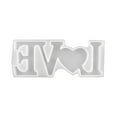 thumbnail image 1 of Fiudx Adorno de Letras de Resina Diy, Proyecto de Manualidades Personalizable, Diseño Fácil de Desmoldar, Divertido para Mezclar Purpurina y Pintura, Decoración Del Hogar, Ideal para Artesanos, Tamañ, 1 of 7
