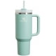 thumbnail image 1 of Vaso Stanley Quencher H2.0 con mango y pajita, 1,18 L, Seafoam, 1 of 6