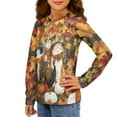 thumbnail image 4 of DISNIMO Thanksgiving Cat Turkey Shirt Kids Girls Shirts Long Sleeve Size 5-6 Girls Clothes Fall And Winter Tops for Kids Girls Tshirts Soft Kids T Shirts for Girls s Shirts Casual Cute Tees Crew, 4 of 7