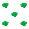 thumbnail image 3 of Ounissouiy Cesta de almacenamiento de rejilla de plástico - Organizador reforzado y duradero para el hogar Cesta de almacenamiento apilable verde Type2 NO2, 3 of 6