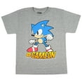 thumbnail image 2 of Sonic The Hedgehog #GameOn Sega Video Game Boys T-Shirt, 2 of 6