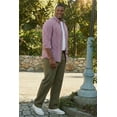 thumbnail image 3 of KingSize Men's Big & Tall Relaxed Fit Wrinkle-Free Full Elastic Plain Front Pants, 3 of 3