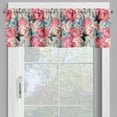 thumbnail image 4 of Ambesonne Colorful Valance & Curtain, Peony Rose Butterflies, 55"x36", Multicolor, 4 of 6