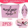 thumbnail image 3 of Bolsa de cosméticos CHQIUCR Airplane Mode 25 x 18 x 5 cm, 2 unidades, 3 of 6