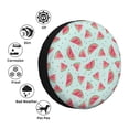 thumbnail image 4 of Sikiie Watermelon PVC Leather Spare Tire Wheel Cover Spare Tire Cover, for Car Truck SUV Camper Trailer Universal Fit(14-17in)-14 inch, 4 of 6