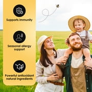 Rawleigh Honeybee Propolis Caps with Elderberry for Immunity & Allergy Support, 180 Count