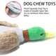 thumbnail image 4 of Juguetes de peluche duraderos y resistentes para perros en forma de pato con papel arrugado y sonido, para perros pequeños y medianos, 4 of 5