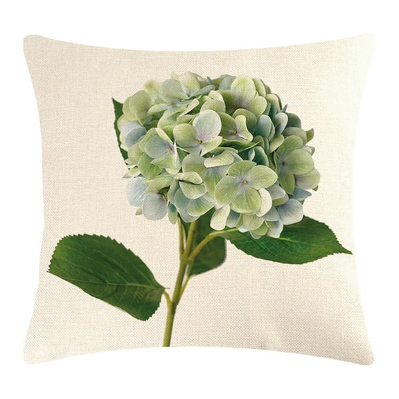 CIYISON Comfort Hydrangea Pillowcase Pillow Cover Decorative Throw Pillow Cover