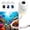 3 Projection Films, variant on Galaxy Projector Night Light, 2-in-1 5D Holographic Star Ocean Projector, 360° USB Ceiling Lamp with 6 Films