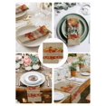 thumbnail image 3 of Pumpkin Fall Cloth Napkins Set of 6 Reusable Dinner Napkins, Thanksgiving Maple Farmhouse Corn Vintage Cocktail Napkin Washable Table Napkins for Wedding/Holiday Party/Baby Shower 20"x20", 3 of 7