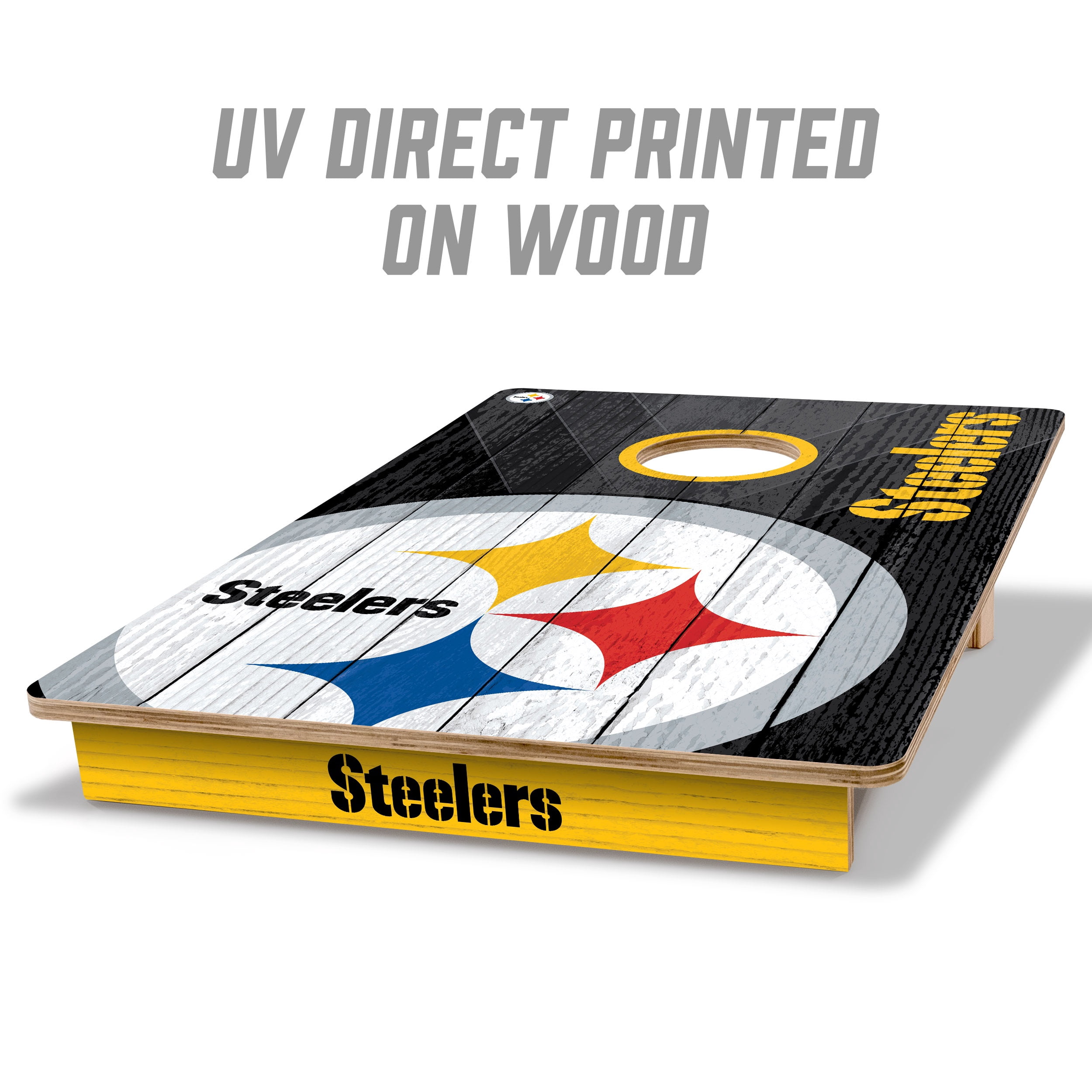 YouTheFan NFL Pittsburgh Steelers 2' x 3' Cornhole Game No Bags