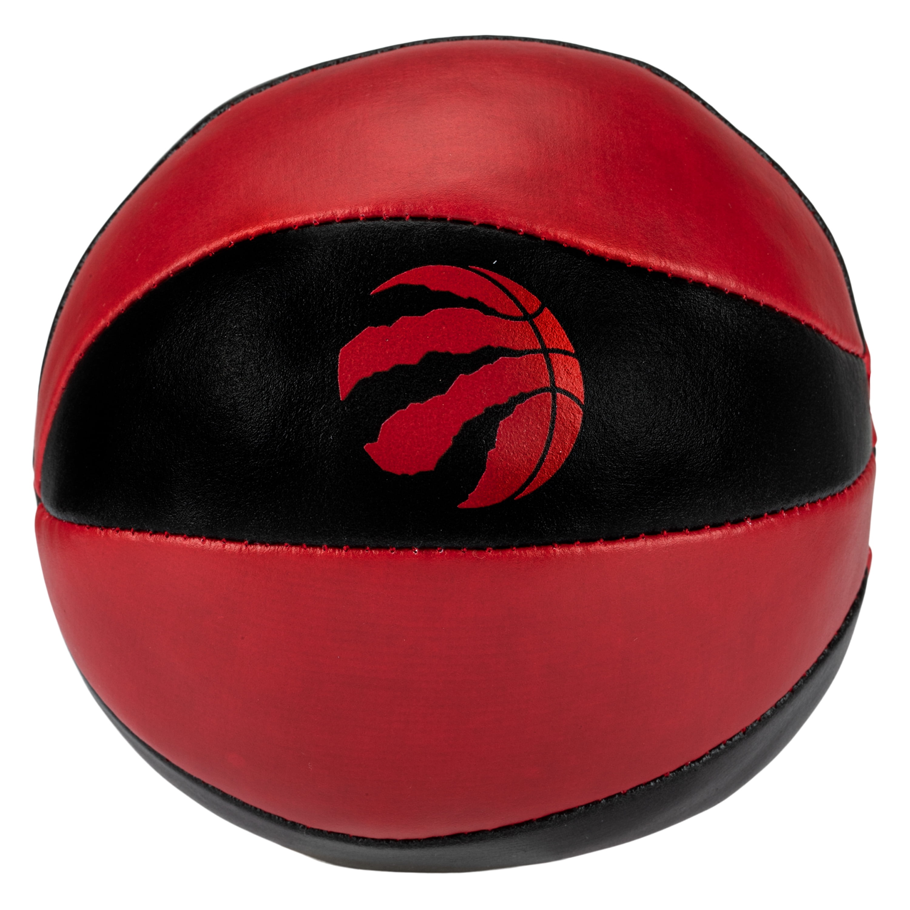 Franklin Sports NBA Toronto Raptors Toy Basketballs - 2 Pack of Kids Soft Mini Basketballs for Over the Door + Indoor Hoops - NBA Fan Shop Kids Soft Toy Basketballs - (2) Mini Balls Included